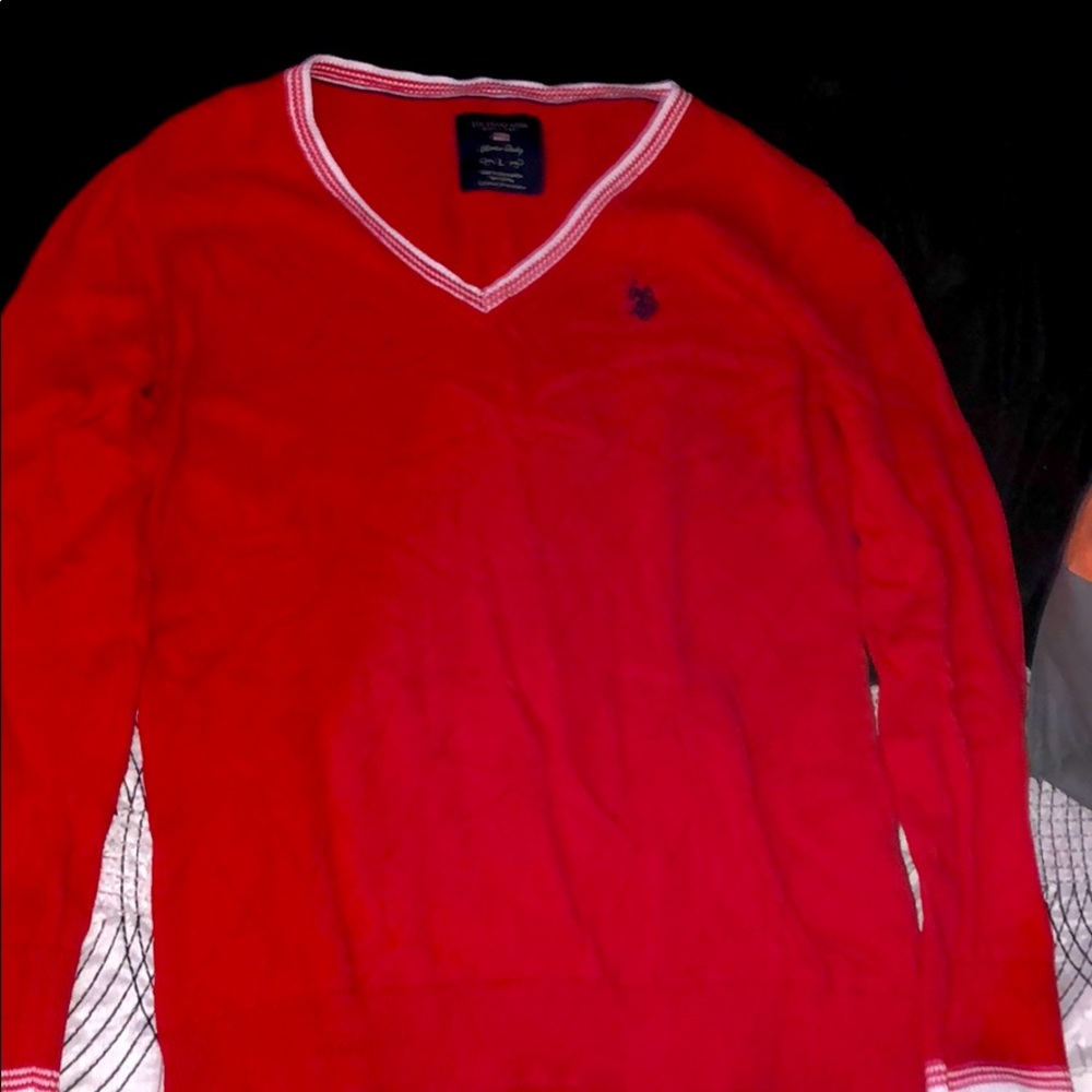 Women’s polo long sleeve crew neck